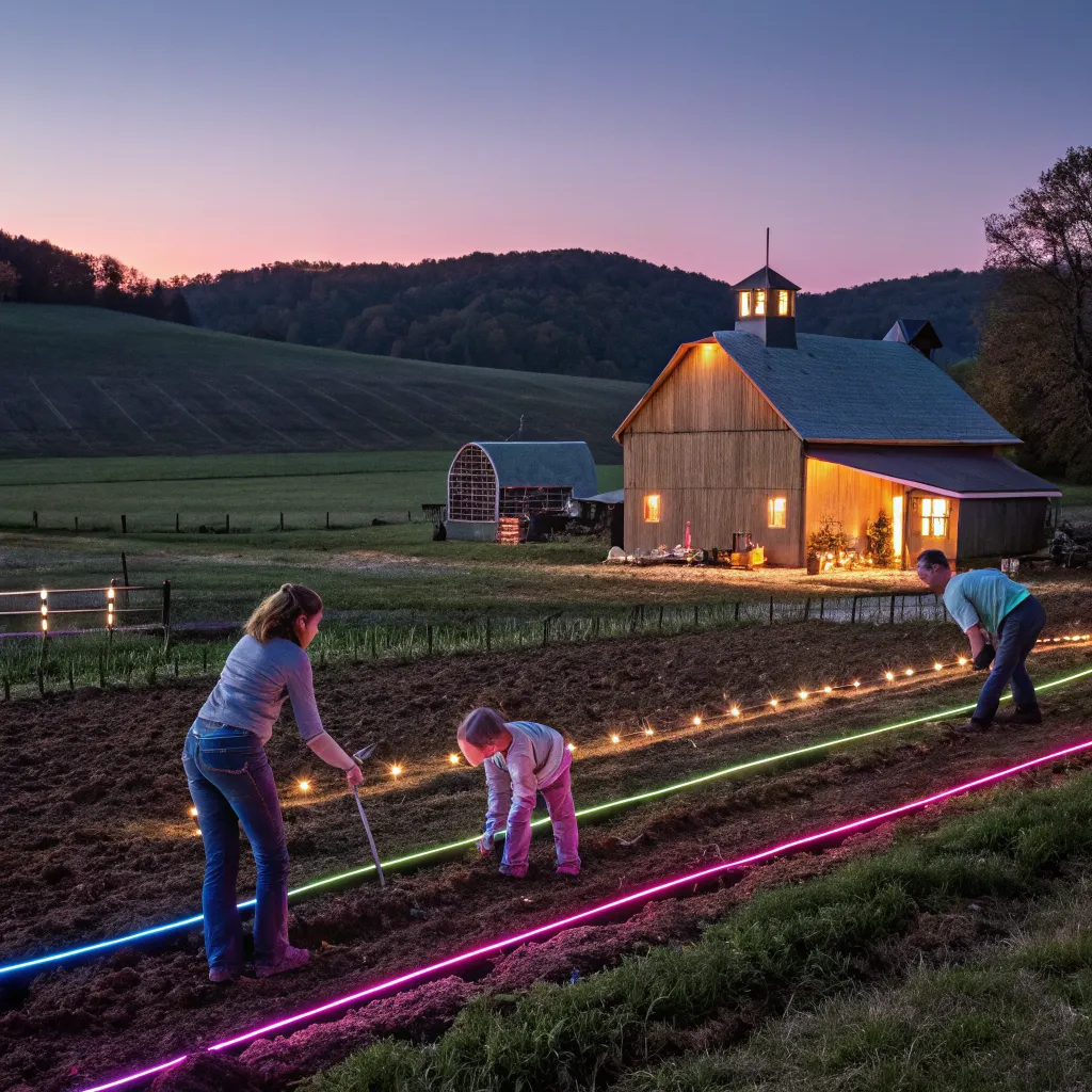 Family farm neon session